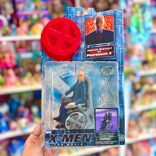 X-Men: The Movie - Patrick Stewart as Professor X Action Figure (MOC, Marvel, Toy Biz, 2000)