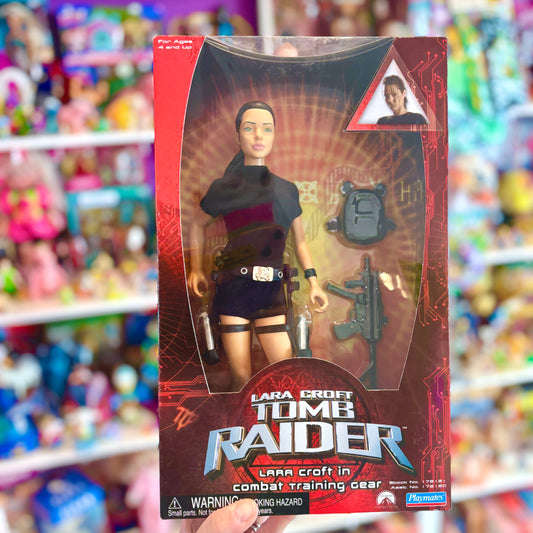Lara Croft - Tomb Raider: Lara Croft In Combat Training Gear Doll (NIB, Playmates, 1999)