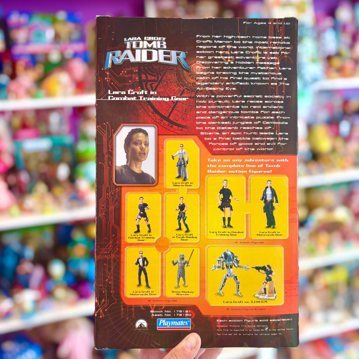 Lara Croft - Tomb Raider: Lara Croft In Combat Training Gear Doll (NIB, Playmates, 1999)