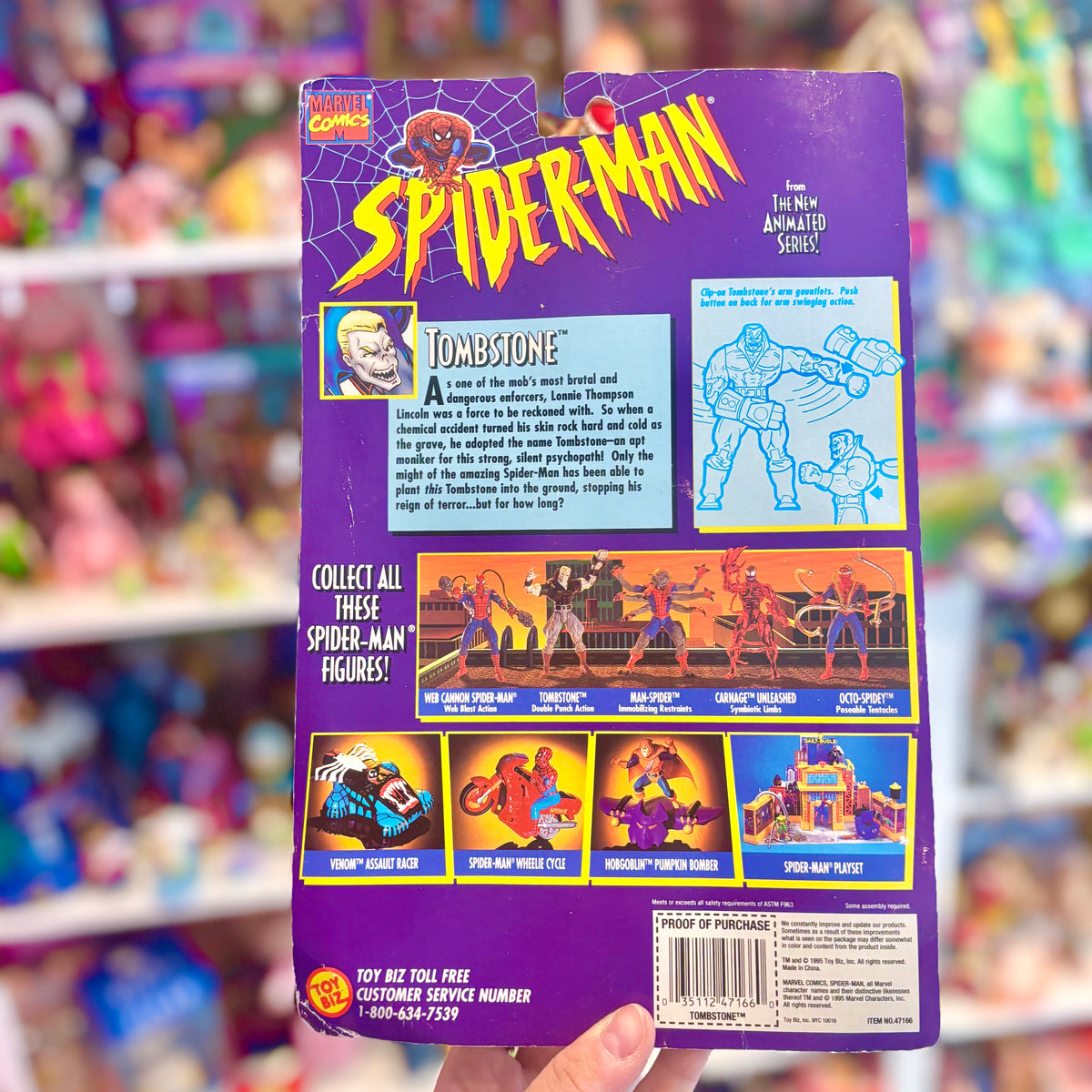 Spider-Man: The Animated Series - Tombstone Action Figure (MOC, 90s)