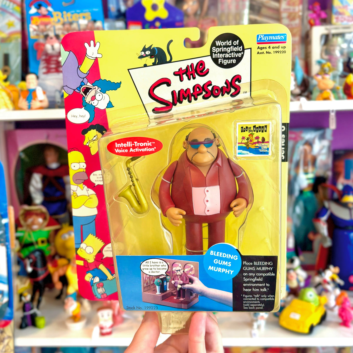 The Simpsons: World of Springfield - Bleeding Gums Murphy Action Figure (2000s)