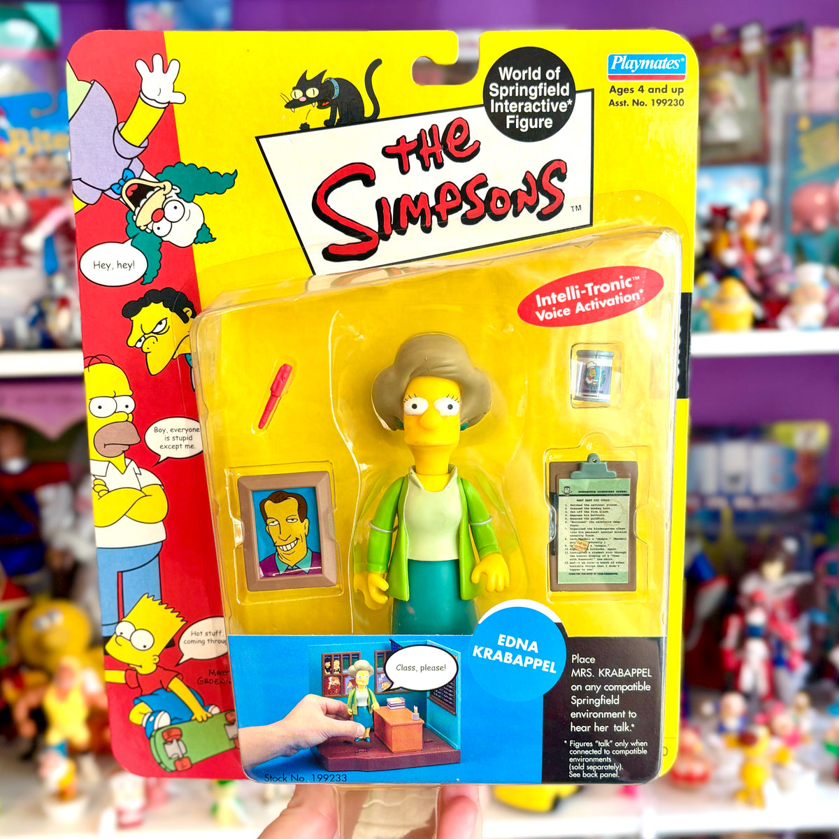 The Simpsons: World of Springfield - Edna Krabappel Action Figure (2000s)