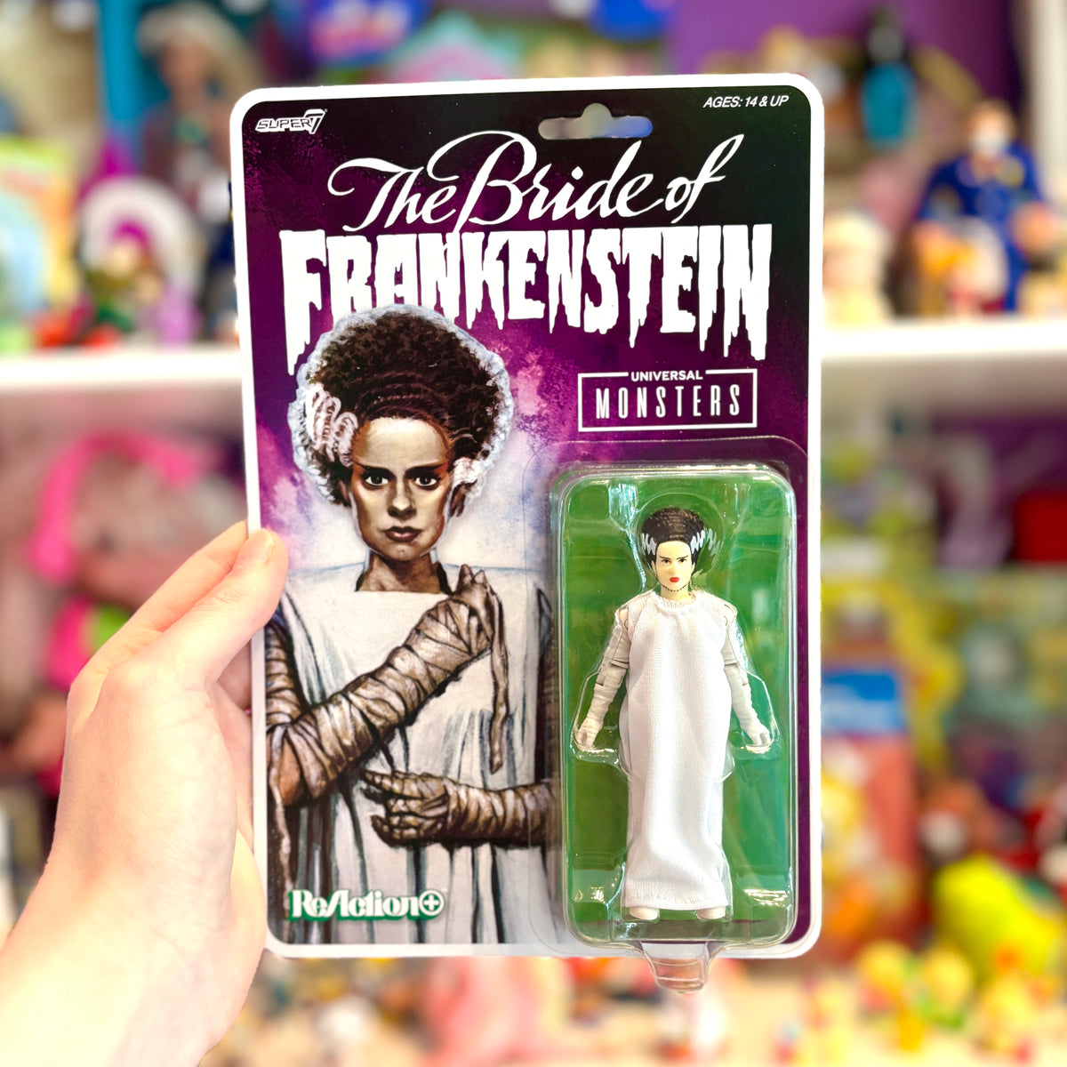 ReAction Figures: Universal Monsters - Bride Of Frankenstein Action Figure 10 cm (Super7)