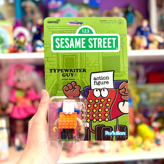 ReAction Figures: Sesame Street: Typewriter Guy Action Figure (Super7)