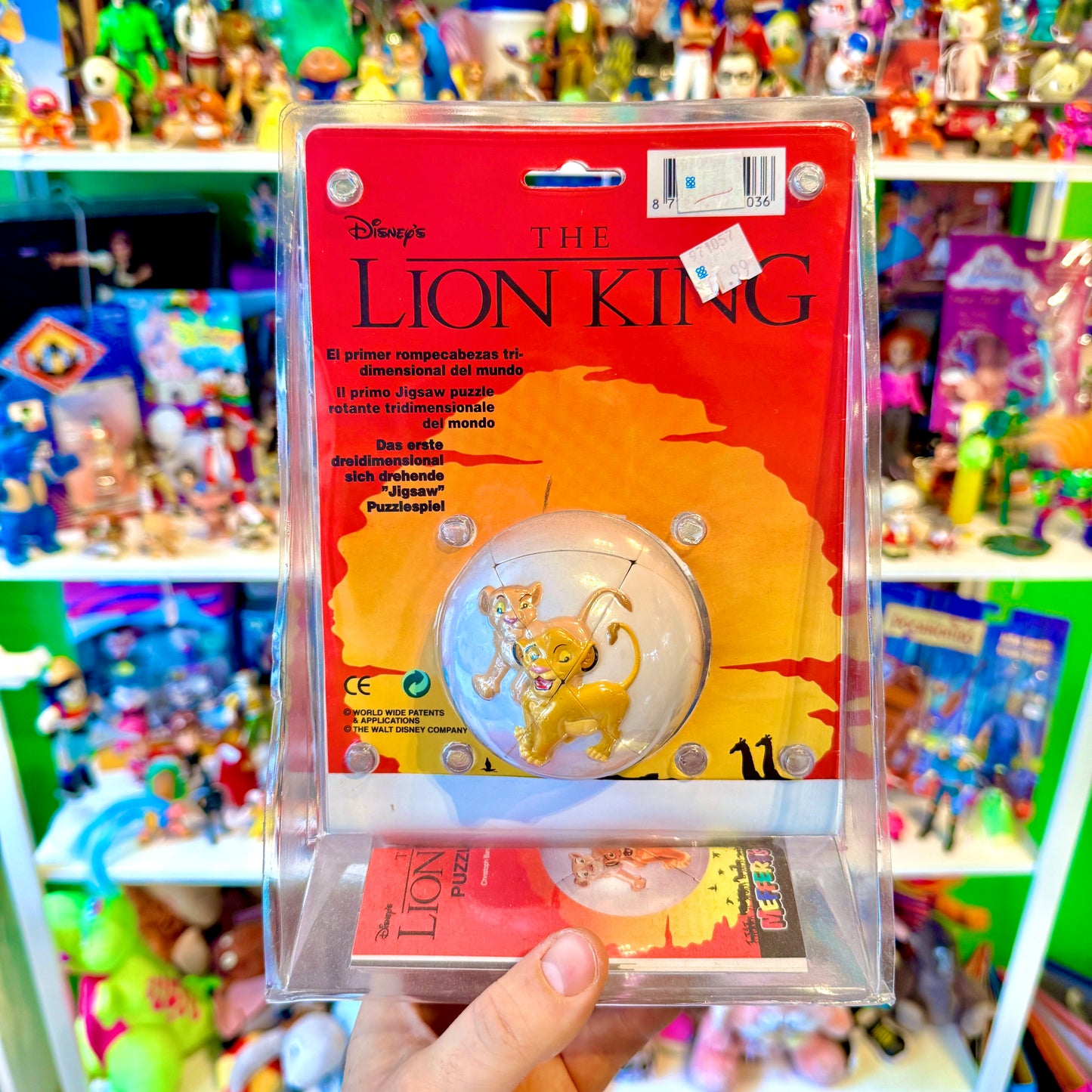 Disney's The Lion King: Puzzle Ball - 3D Jigsaw / Rubiks Cube (boxed, 90s)
