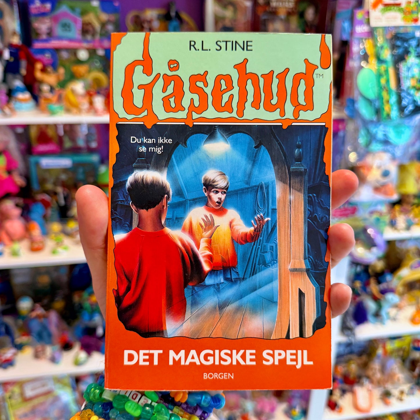 Gåsehud: Det Magiske Spejl #6 (danish book, 90s)