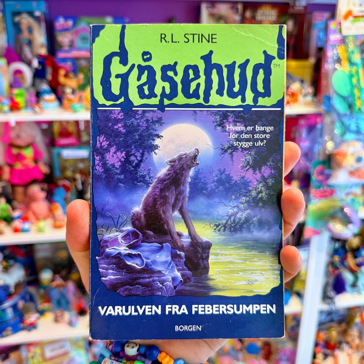 Gåsehud: Varulven Fra Febersumpen  - #14 (danish book, 90s)
