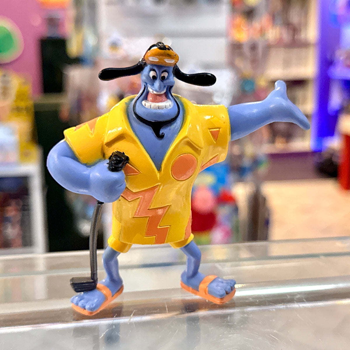 Disney's Aladdin: Genie With Goofy Hat Collectible PVC Figure (Mattel, 1992)