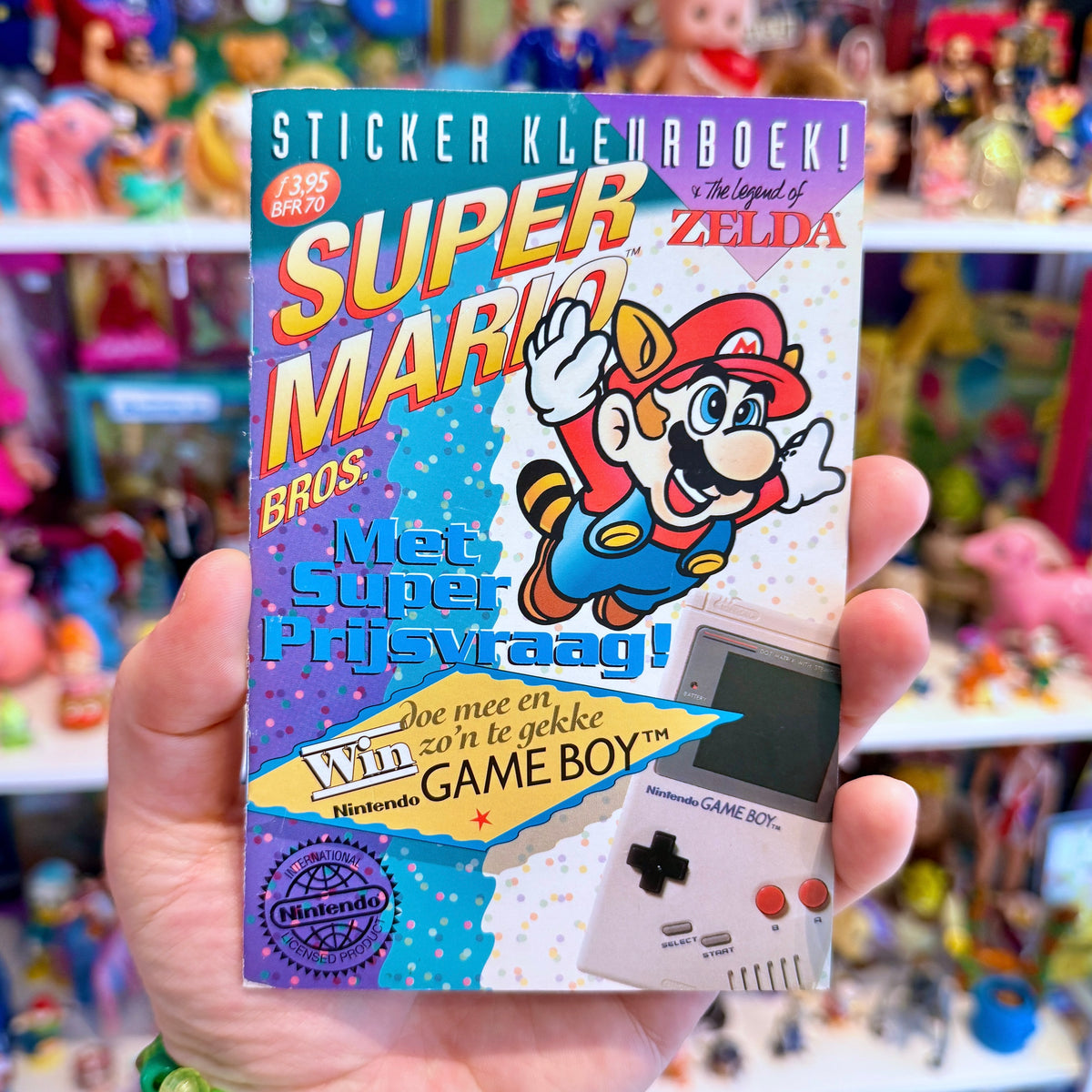 Super Mario Bros. & The Legend of Zelda - Gameboy Promotional Sticker Book - Dutch Exclusive (Nintendo, 80s)