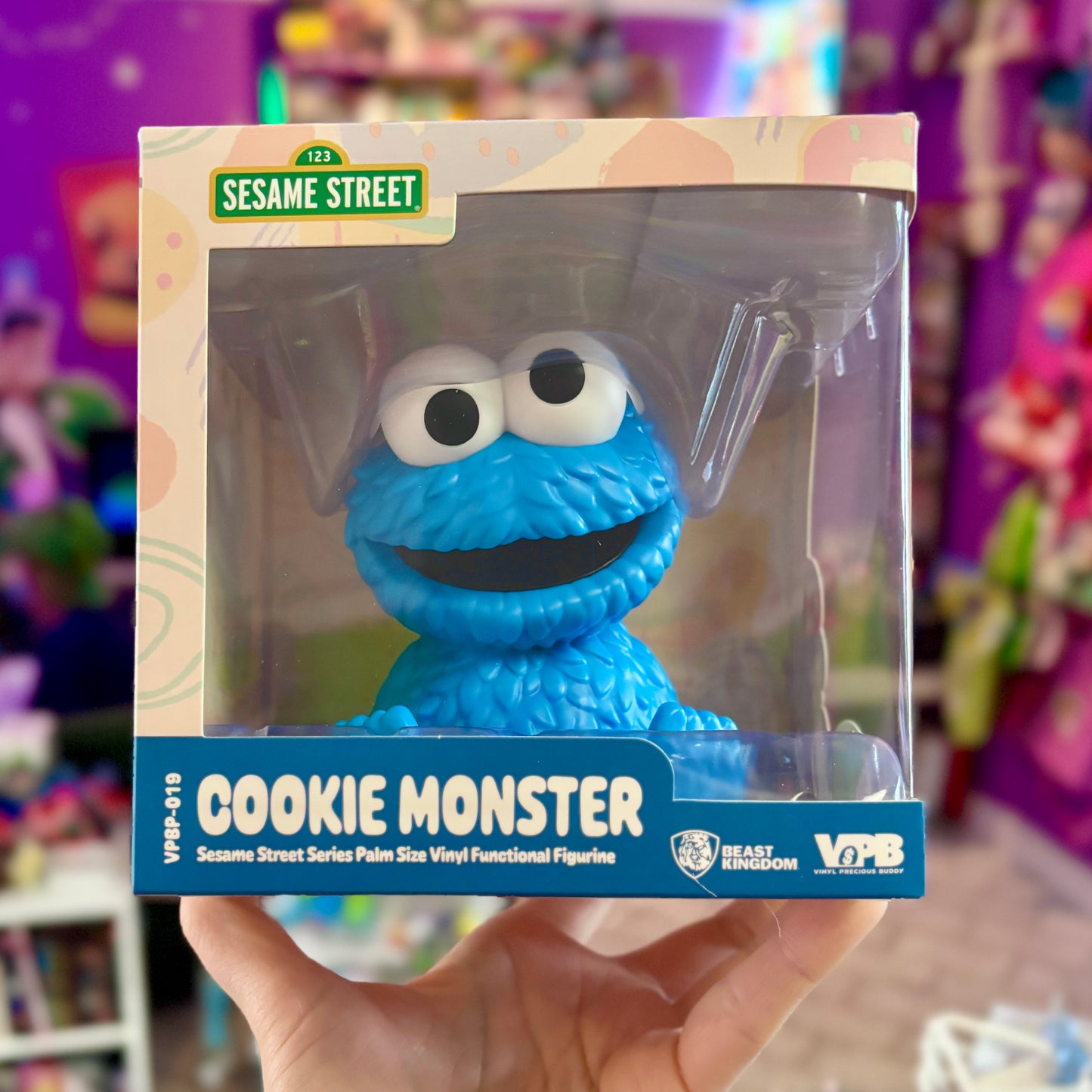 Sesame Street: Cookie Monster Palm Size Vinyl Figurine Coin Bank 12 cm (Beast Kingdom)