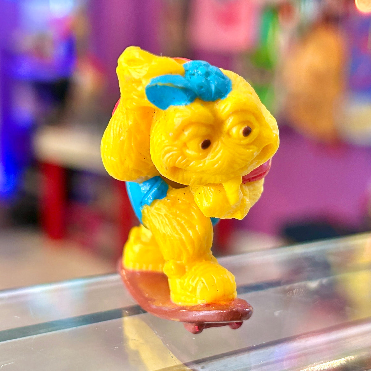 Sugar Puffs: Honey Monster Skateboarding PVC Figure Pencil-Topper (90s)