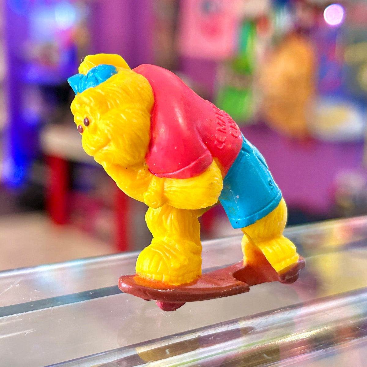 Sugar Puffs: Honey Monster Skateboarding PVC Figure Pencil-Topper (90s)