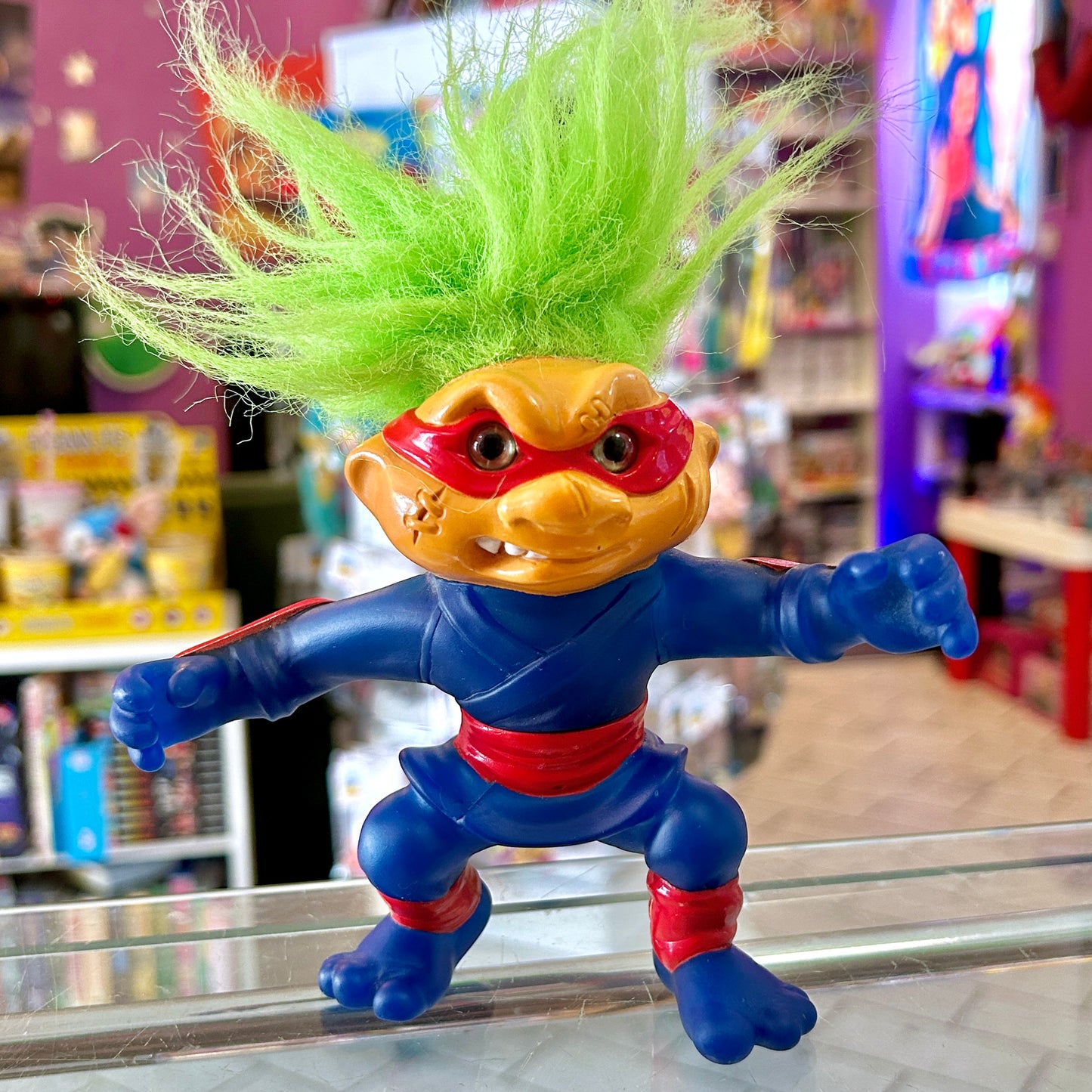 Battle Trolls: Nunchuck Ninja Troll Figure (90s)