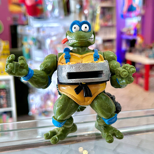 Teenage Mutant Ninja Turtles: Pizza Tossin' Leo Action Figure (Playmates, 90s)