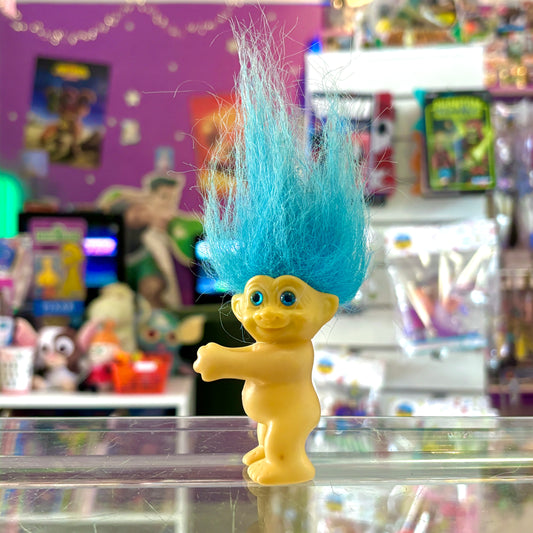 Trolls Blue Hair - Clip-On Hanging Hugging Figure (bootleg, 90s)