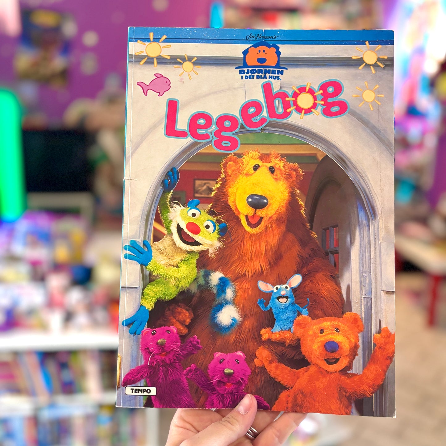 Jim Henson's Bear In The Big Blue House: Activity Coloring Book (90s)