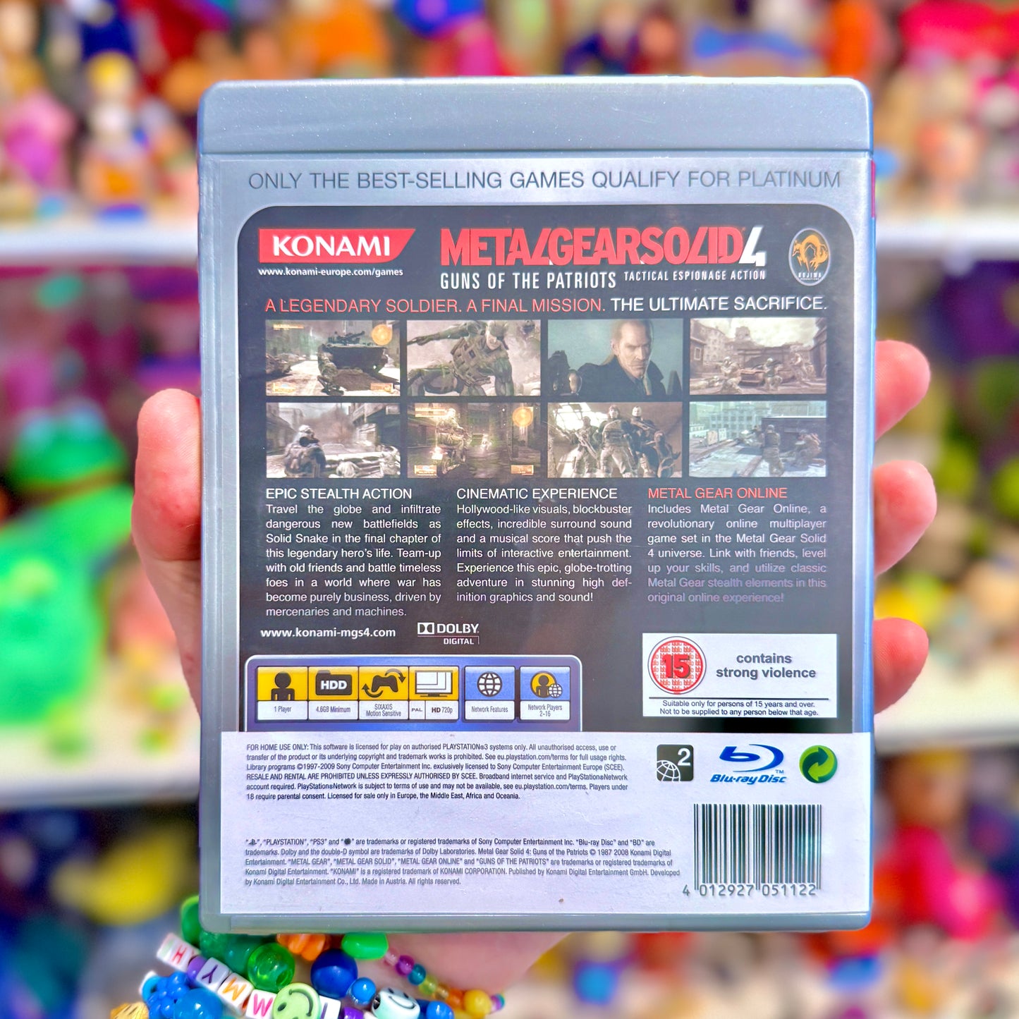 Metal Gear Solid 4: Guns of The Patriot (Platinum, PS3)
