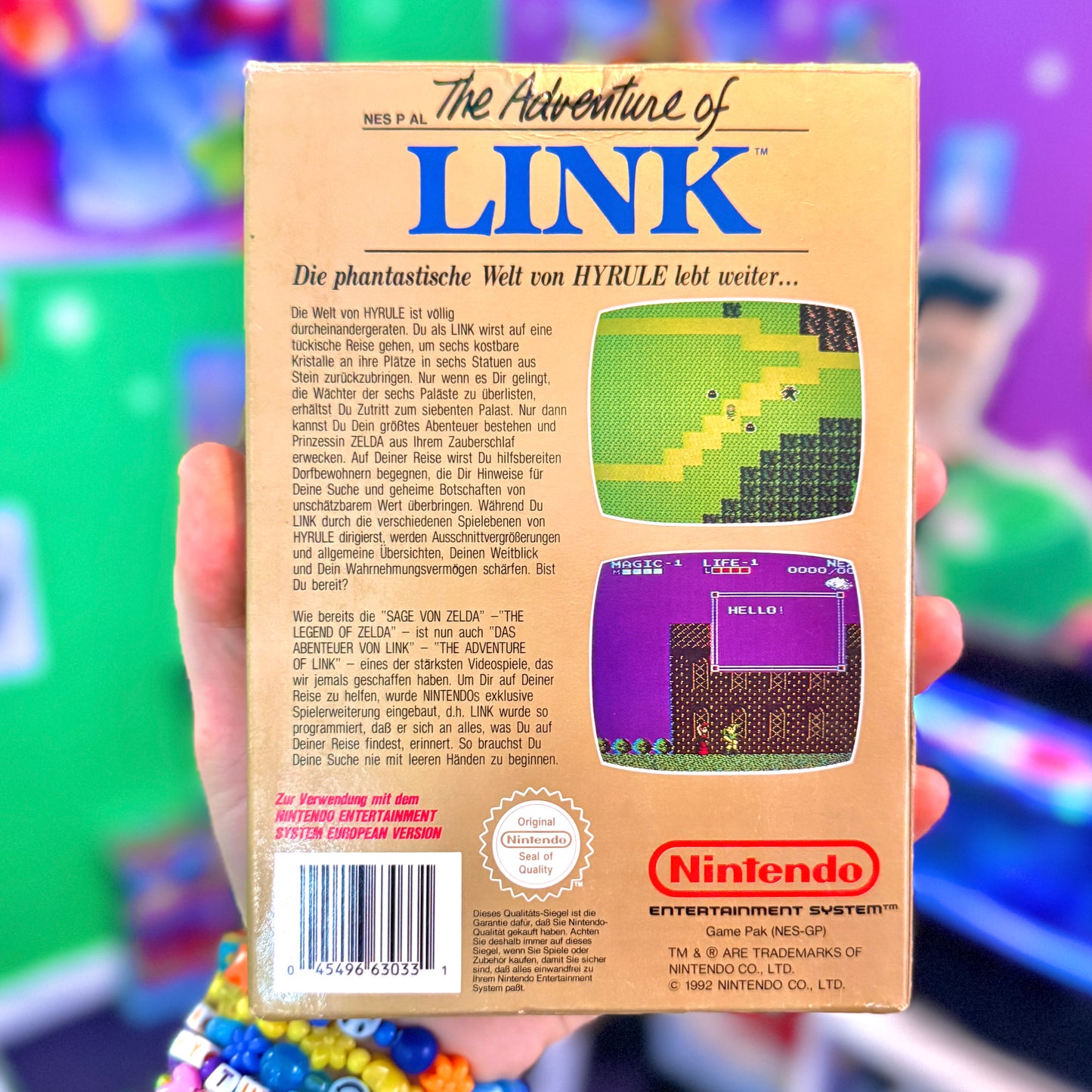 The Legend of Zelda II: The Adventure of Link (CIB, NES)