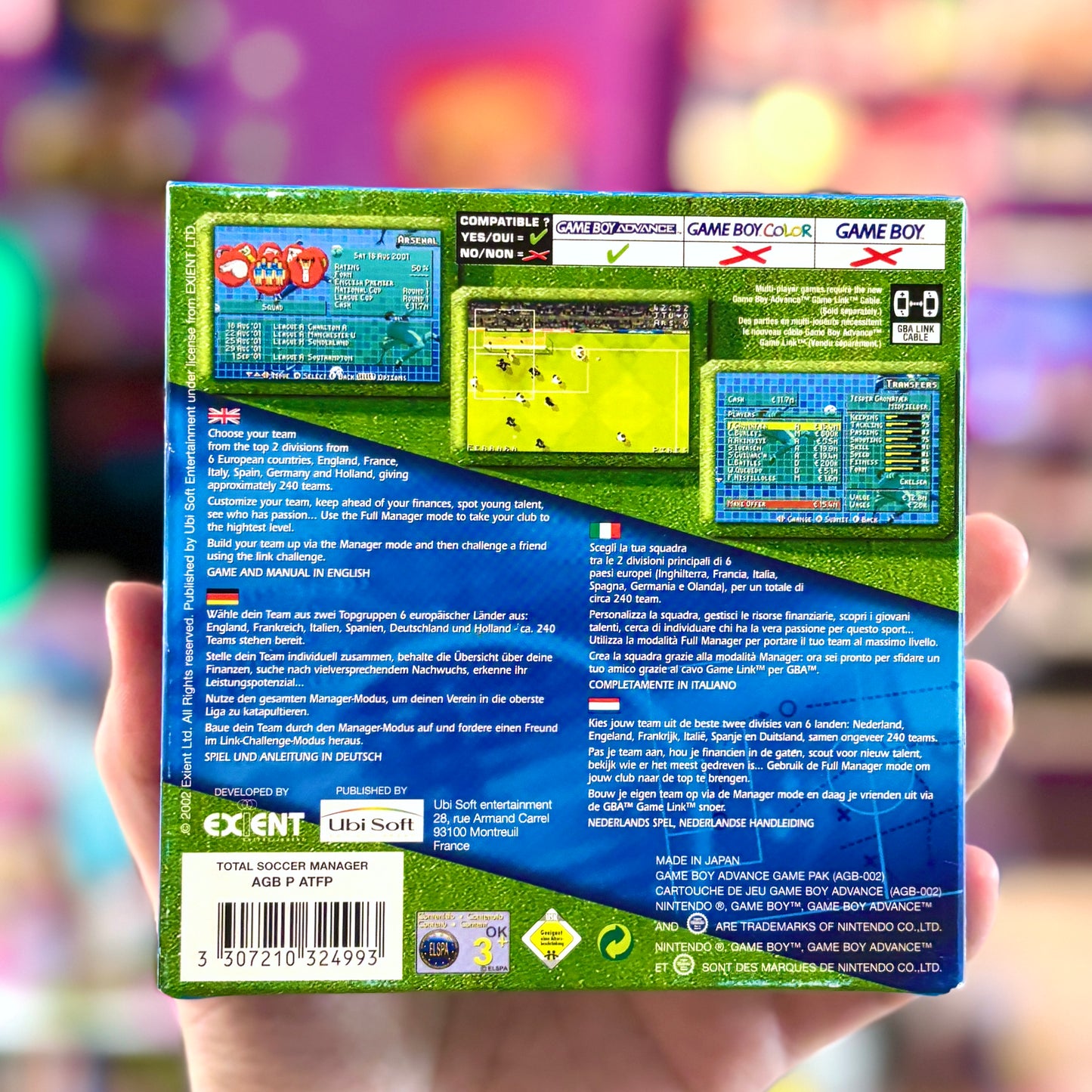Total Soccer Manager (CIB, Gameboy Advance)