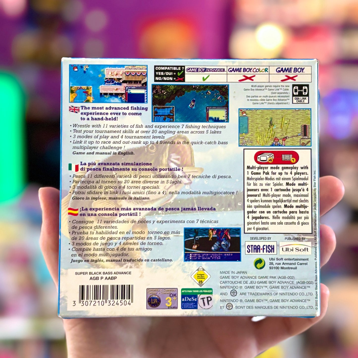Super Black Bass Advance (CIB, Gameboy Advance)