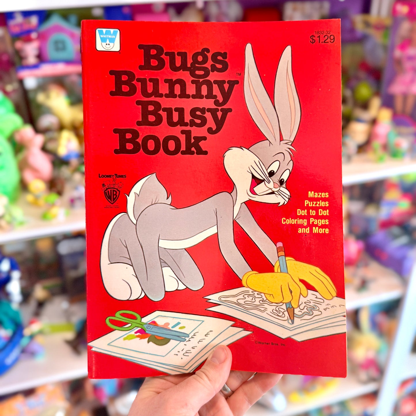 Looney Tunes: "Bugs Bunny's Busy Book" - Activity Book (Warner Bros., 1980)