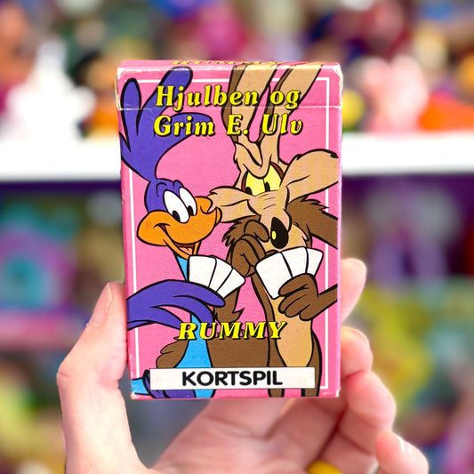 Looney Tunes: Hjulben og Grim E. Ulv Rummy Card Game (Road Runner & Wile E. Coyote, 90s)