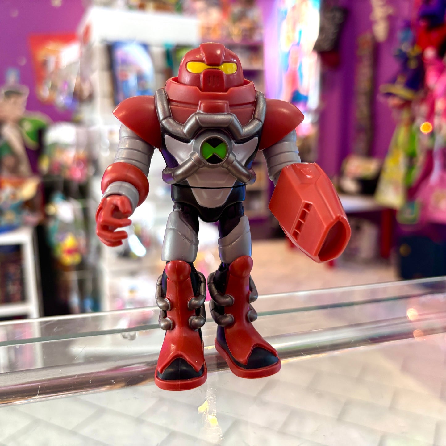 Cartoon Network Ben 10: Omni Kix Armor Heatblast Action Figure (Playmates, 2010s)