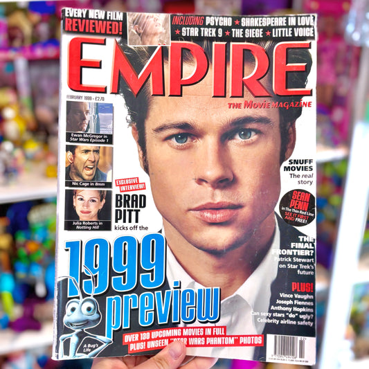 Empire: The Movie Magazine - February 1999 - Brad Pitt Front Cover