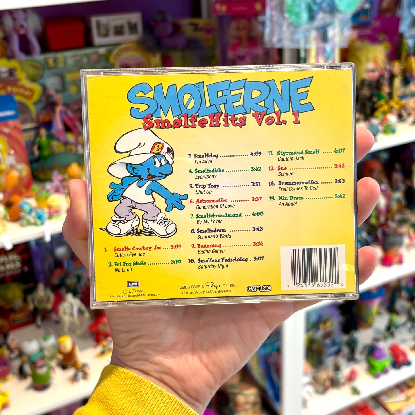CD: Smølferne Smølfe Hits vol. 1 (1995)