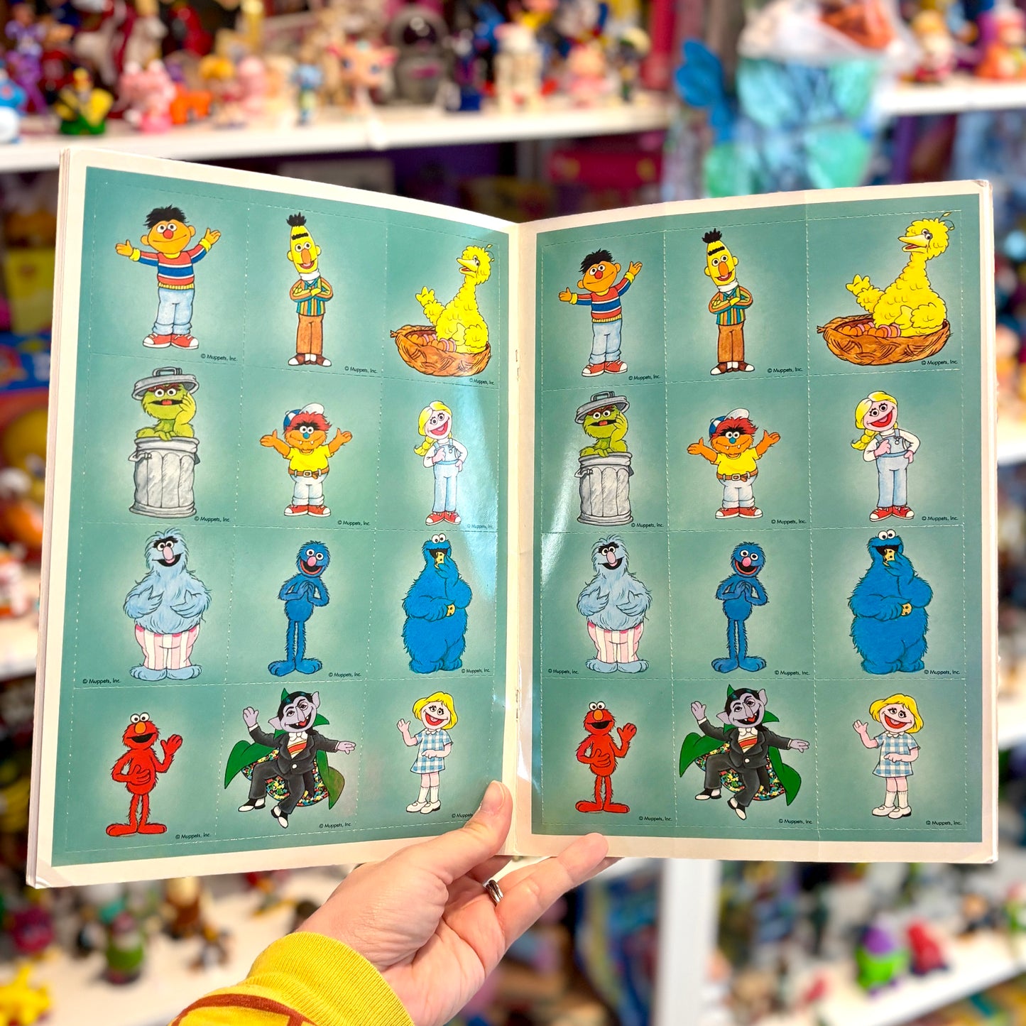 Sesame Street: At være Sammen - Activity Coloring Book (Jim Henson, 1992)