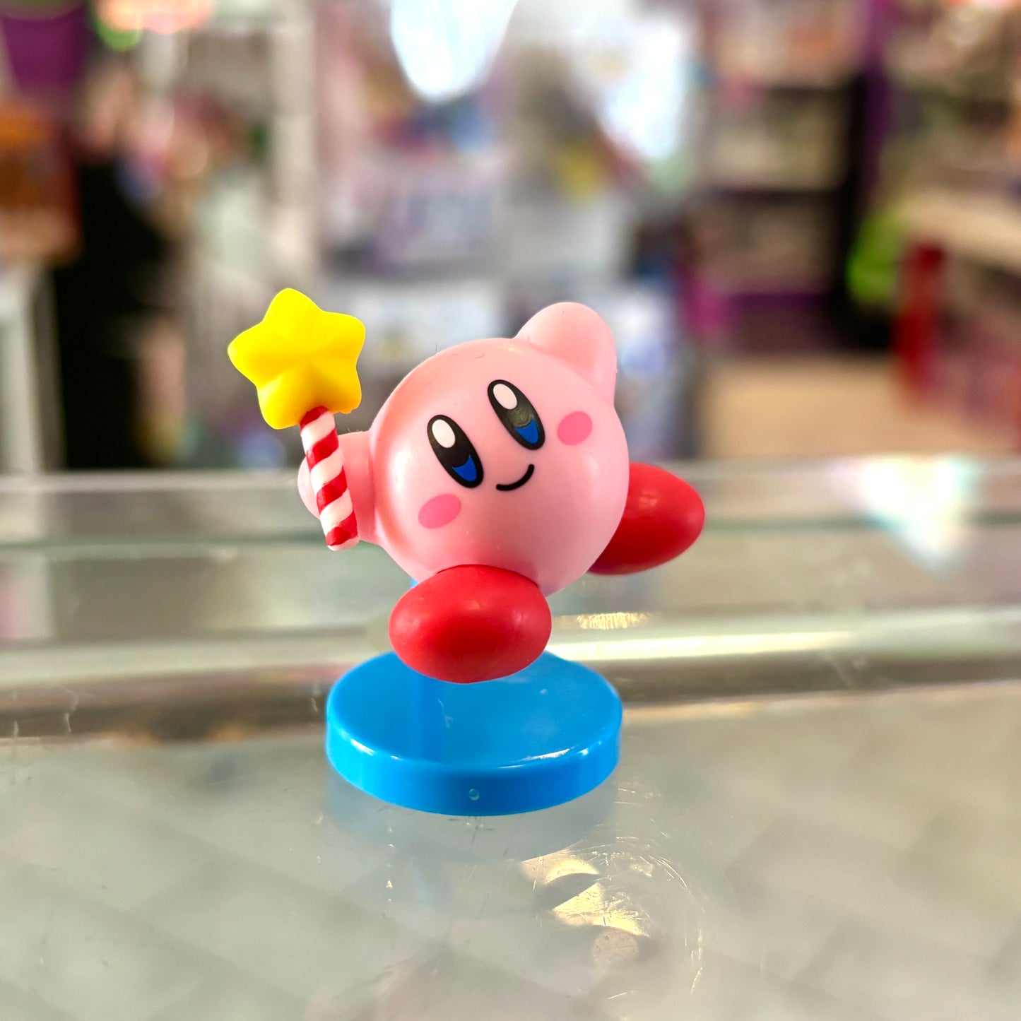 Kirby With Star Rod Choco Egg Figure (Furuta, Nintendo)