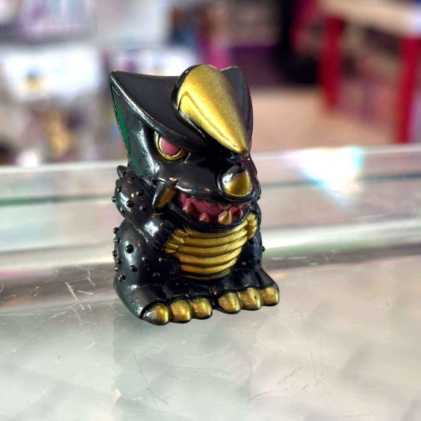 Ultraman: Black King Kaiju Finger Puppet Vinyl Figure (Bandai, 90s)