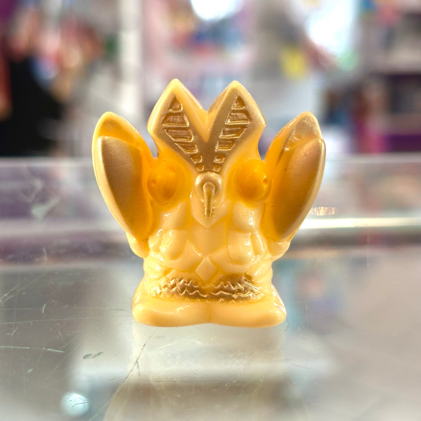 Ultraman: Alien Baltan Kaiju Finger Puppet Vinyl Figure Yellow (Bandai, 90s)