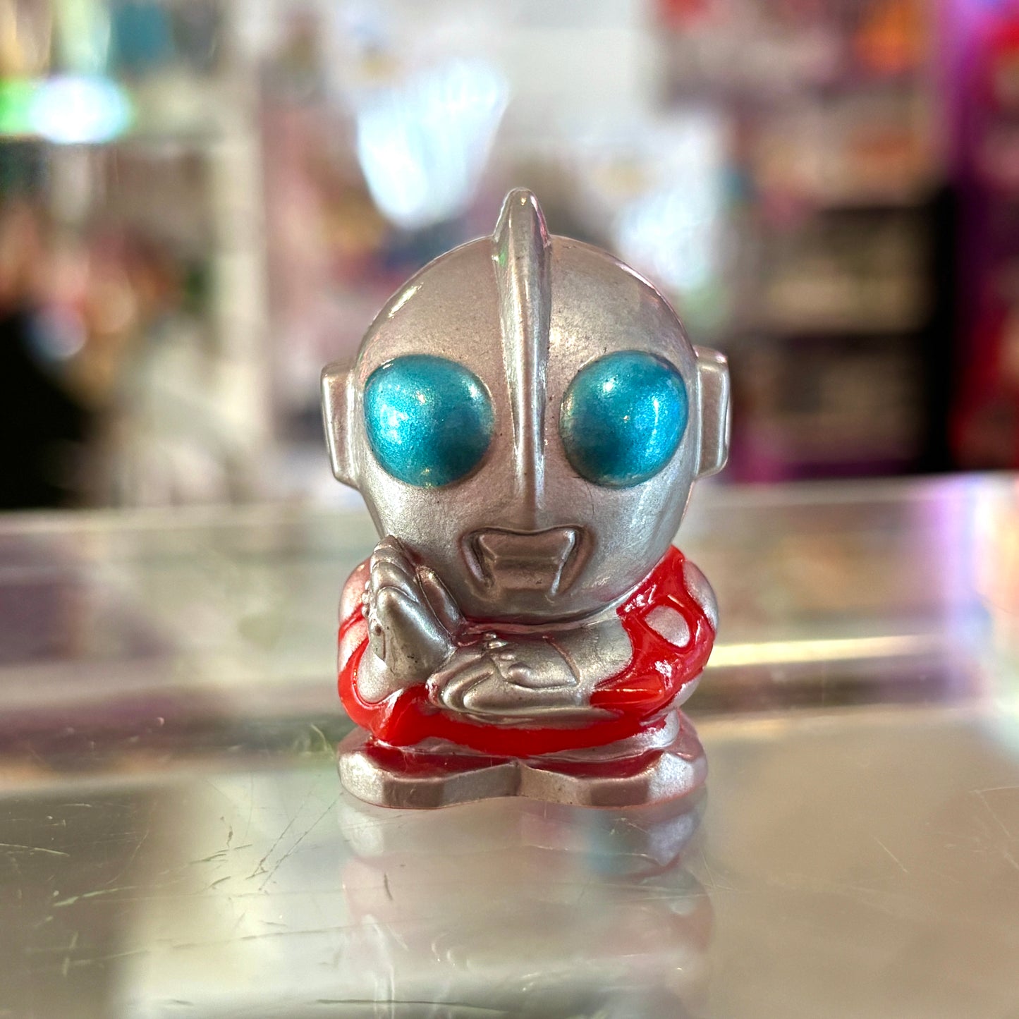Ultraman: Ultraman Powered Finger Puppet Vinyl Figure (Bandai, 90s)