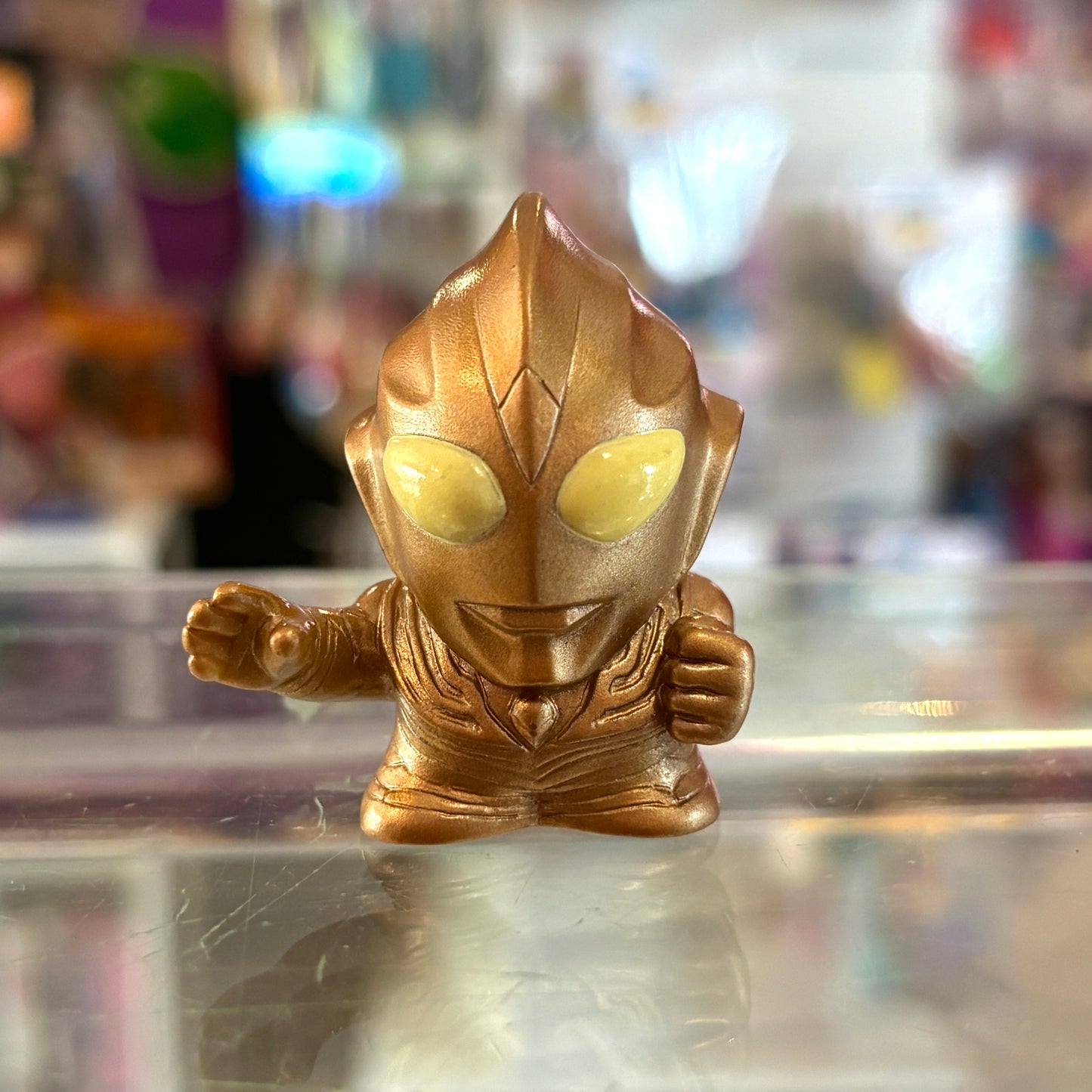 Ultraman: Gold Gaia Finger Puppet Vinyl Figure (Bandai, 90s)