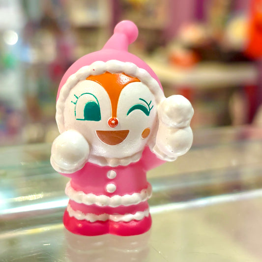 Anpanman: Dokin Chan in Snow Outfit Finger Puppet - Soft Vinyl Figure (90s)