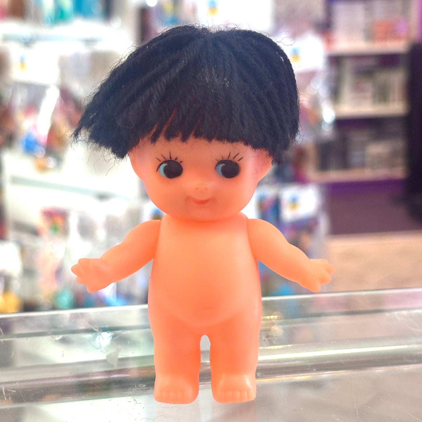 Kewpie Baby Doll with Yarn Hair (10cm)