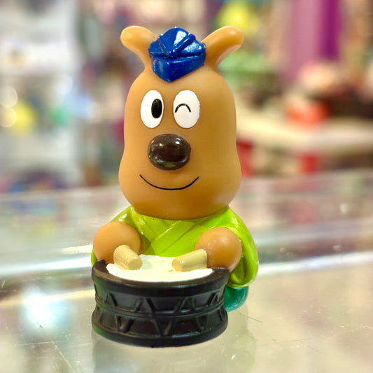 Anpanman: Cheese Taiku Finger Puppet - Soft Vinyl Figure (90s)