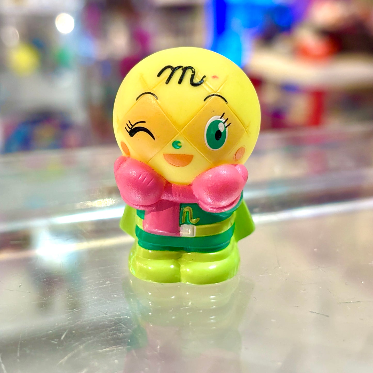 Anpanman: Melonpanna Finger Puppet - Soft Vinyl Figure (90s)