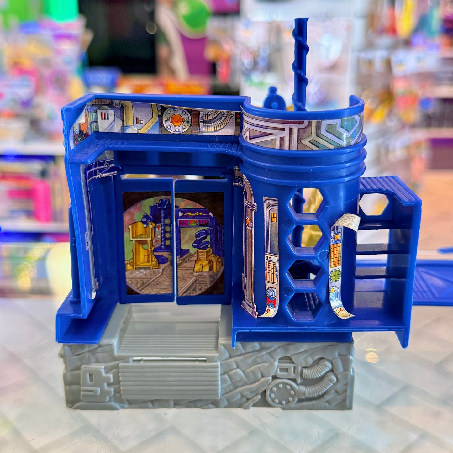Teenage Mutant Ninja Turtles: Mini Mutants Bodacious Battlesets - Dimension X Wars Playset (Playmates, 1994)
