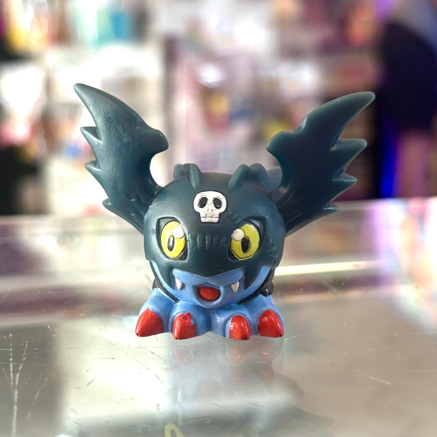 Digimon: DemiDevimon Finger Puppet - Soft Vinyl Figure (Bandai, 1999)