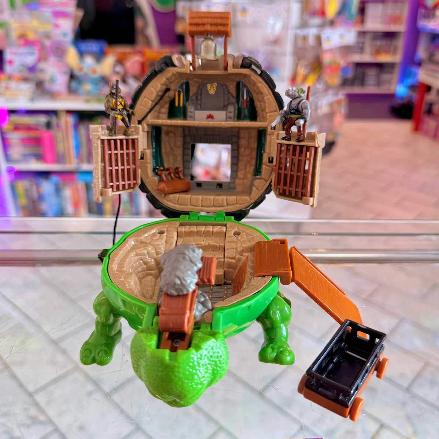 Teenage Mutant Ninja Turtles: Mini Mutants - Raph Feudal Castle Playset (Playmates, 1995)
