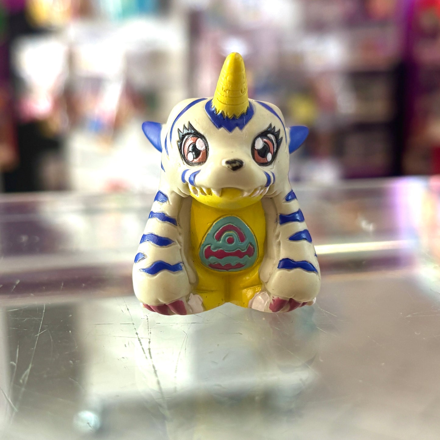 Digimon: Gabumon Finger Puppet - Soft Vinyl Figure (Bandai, 1999)