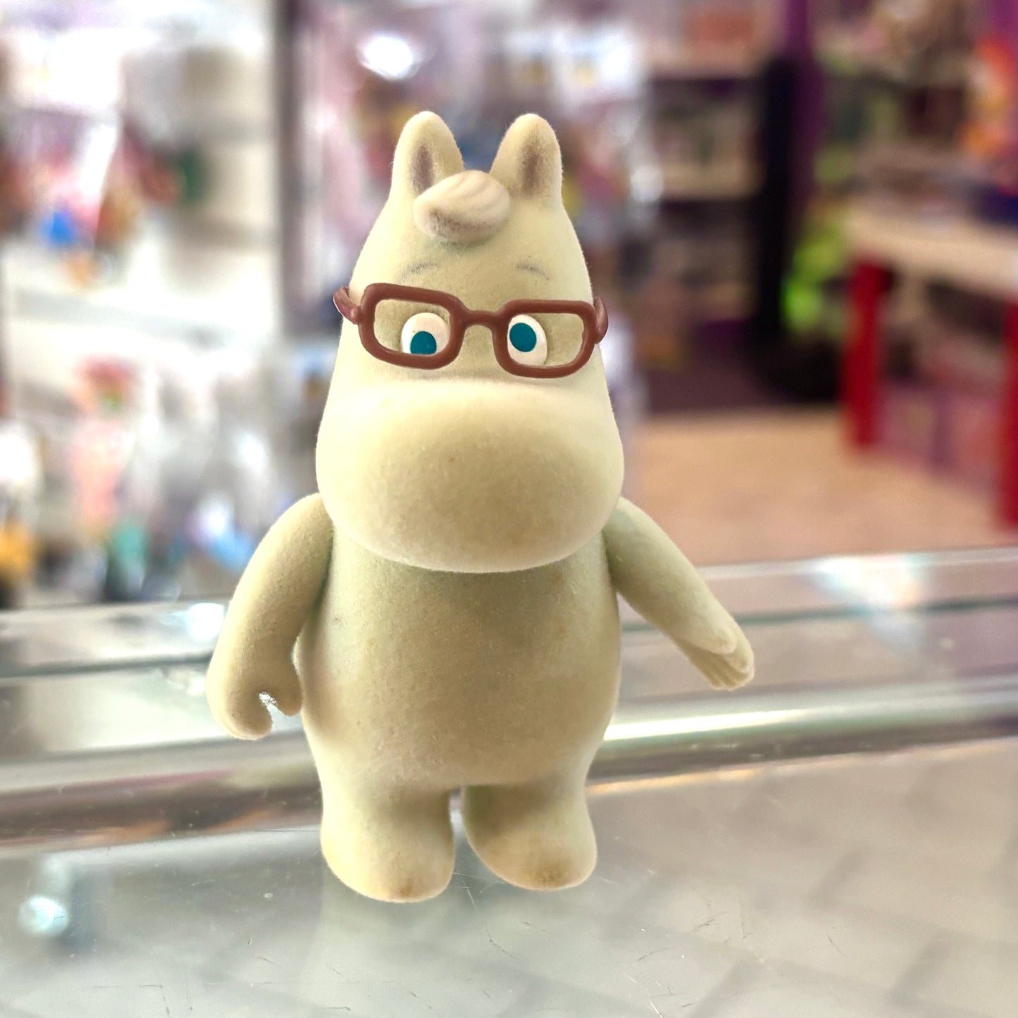 Moomin Valley Friends: Snork Flocked Figure (1990s, Yutaka)