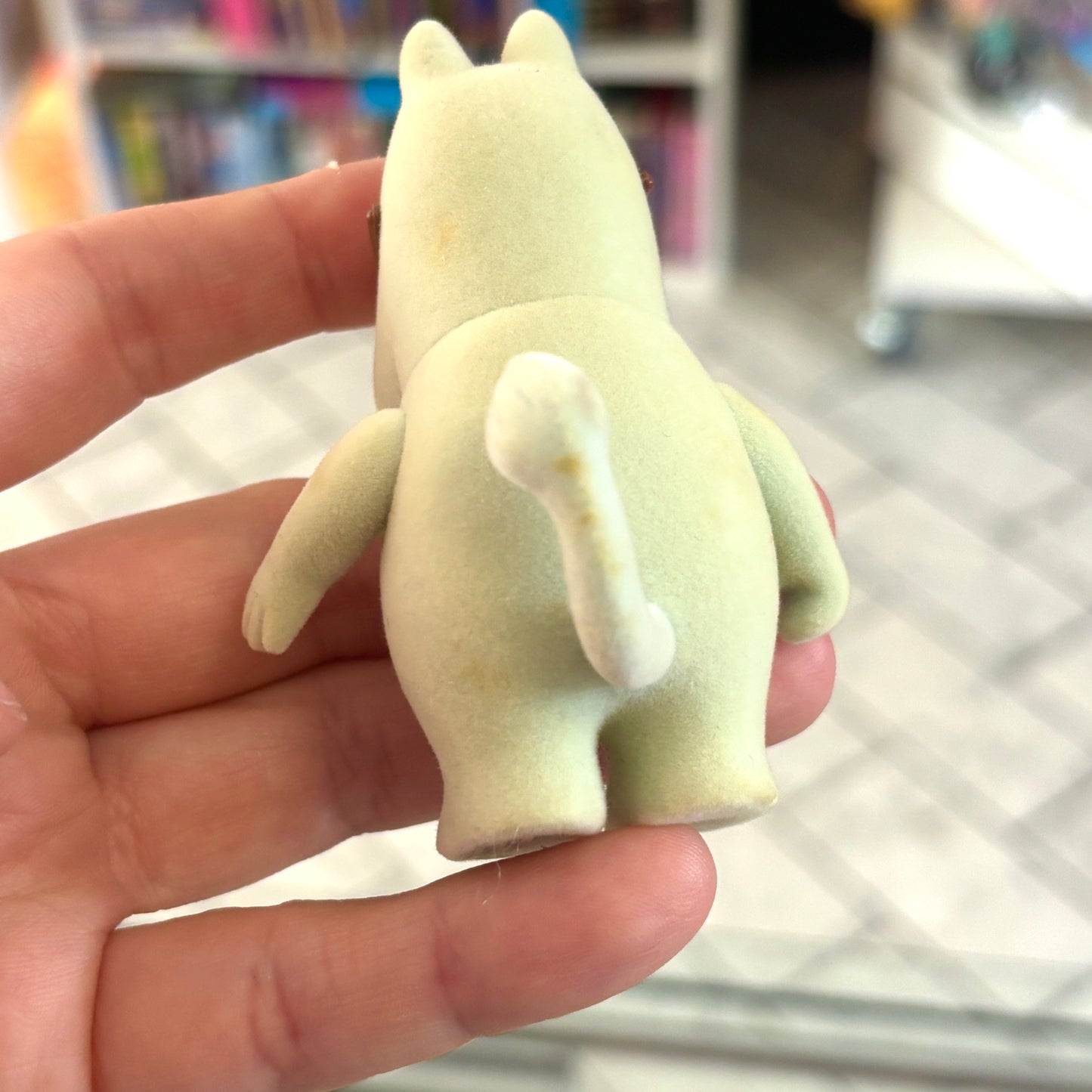 Moomin Valley Friends: Snork Flocked Figure (1990s, Yutaka)