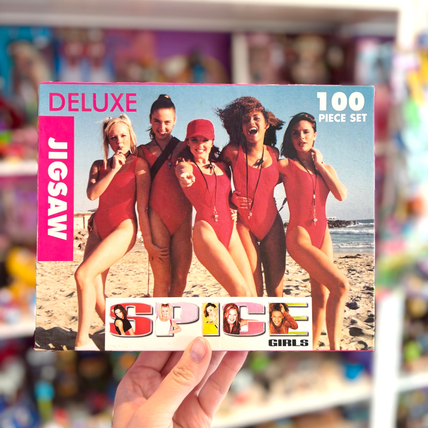 Spice Girls On Beach Jigsaw Puzzle 100 Pieces (90s)