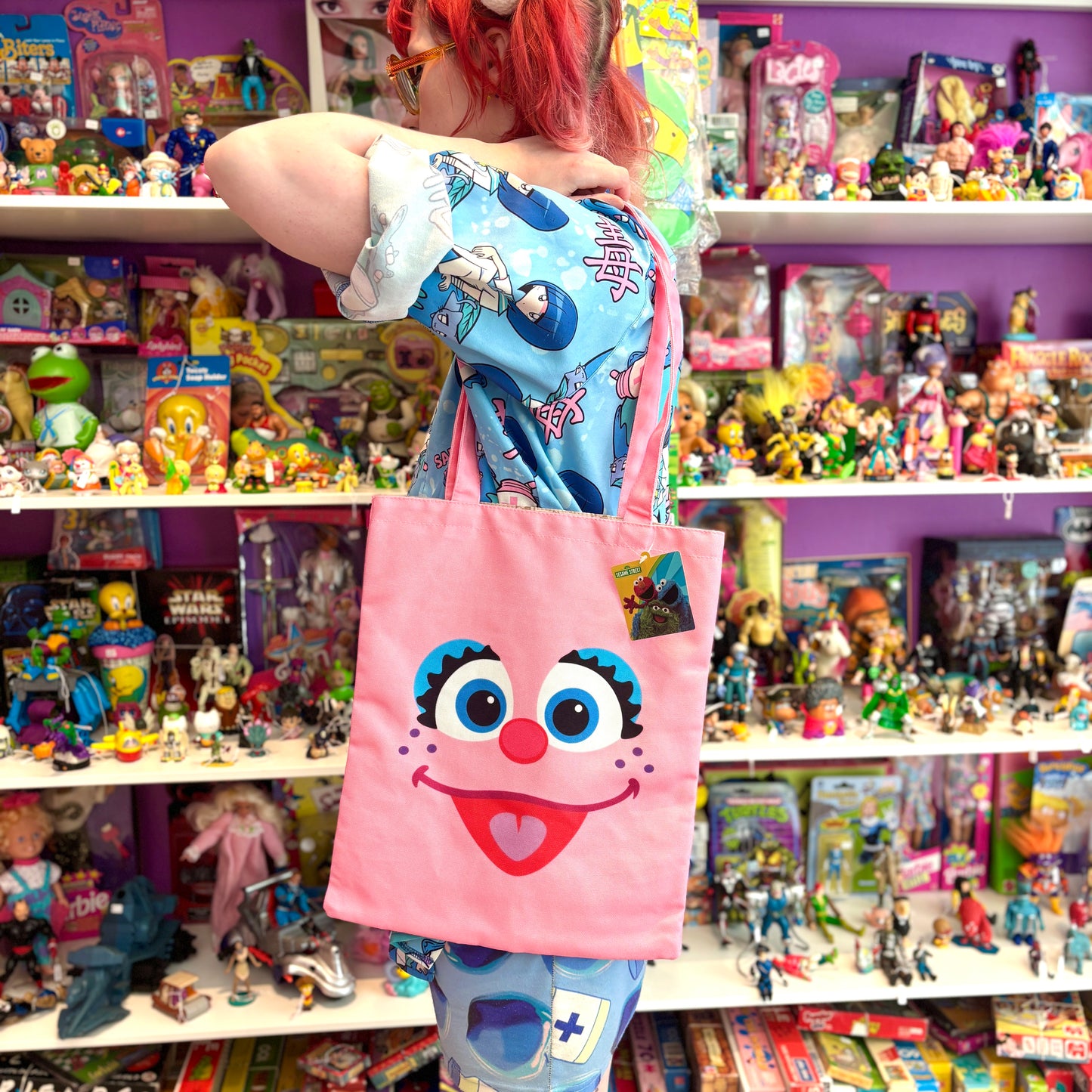 Sesame Street: Abby Cadabby Face Tote Shopping Bag (Karactermania)
