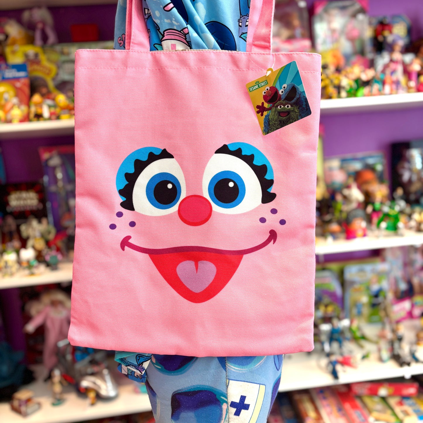 Sesame Street: Abby Cadabby Face Tote Shopping Bag (Karactermania)