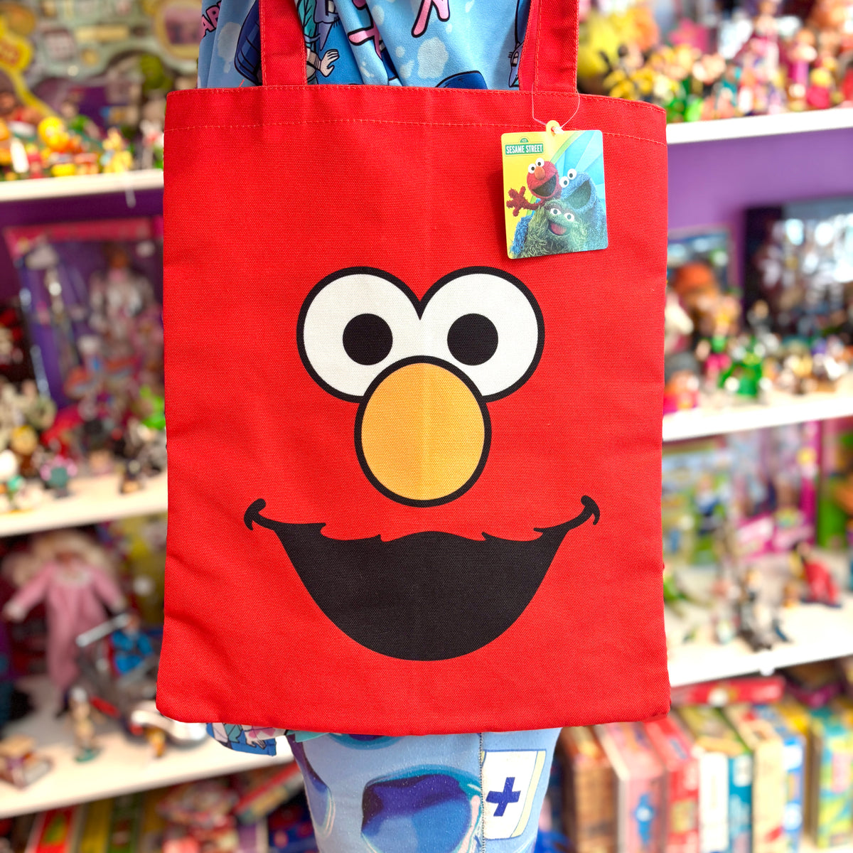 Sesame Street: Elmo Face Tote Shopping Bag (Karactermania)
