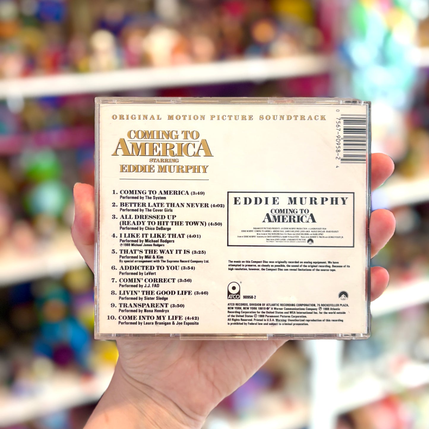 CD: Coming to America Starring Eddie Murphy - Original Motion Picture Soundtrack (1998)